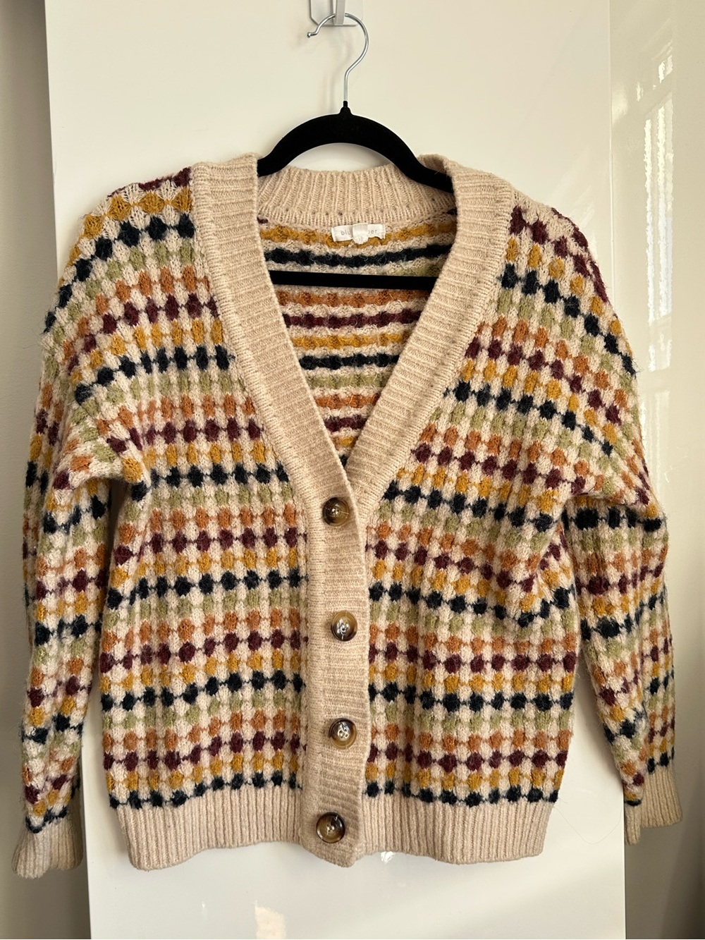 Grandpacore Fair Isle Cardigan Cottagecore Cozy Folk Knit Sweater